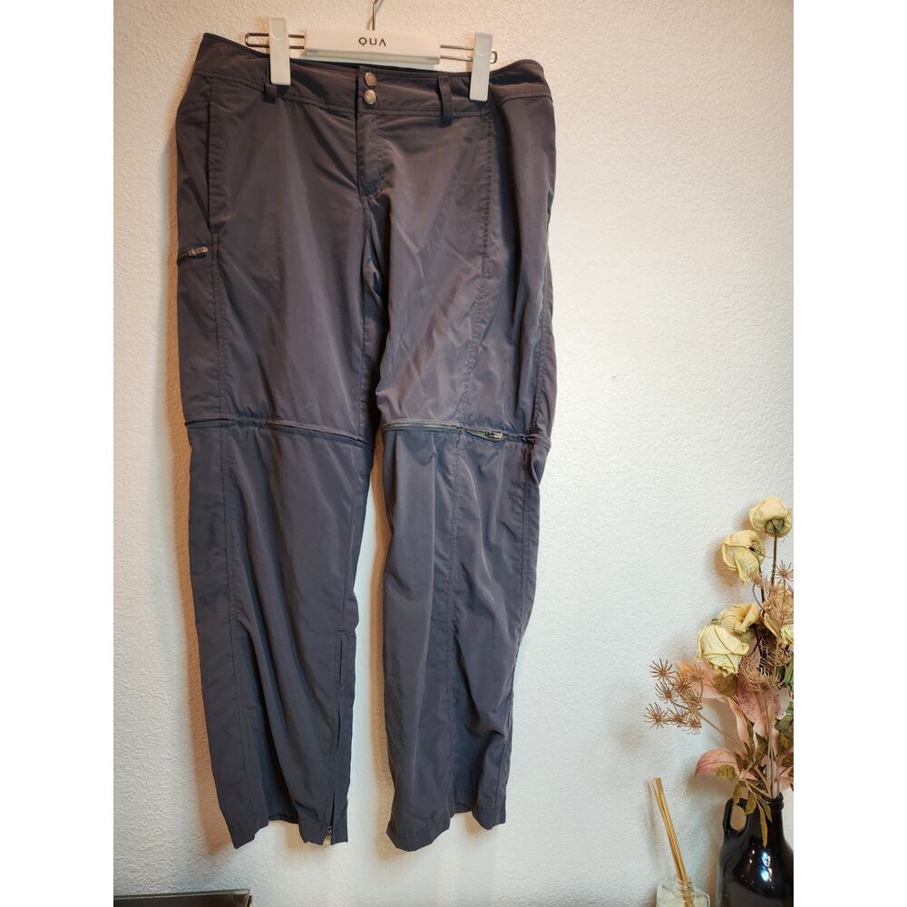ExOfficio‎ Insect Shield Zip Off Hiking Pants Women’s 8 Gray Convertible Outdoor